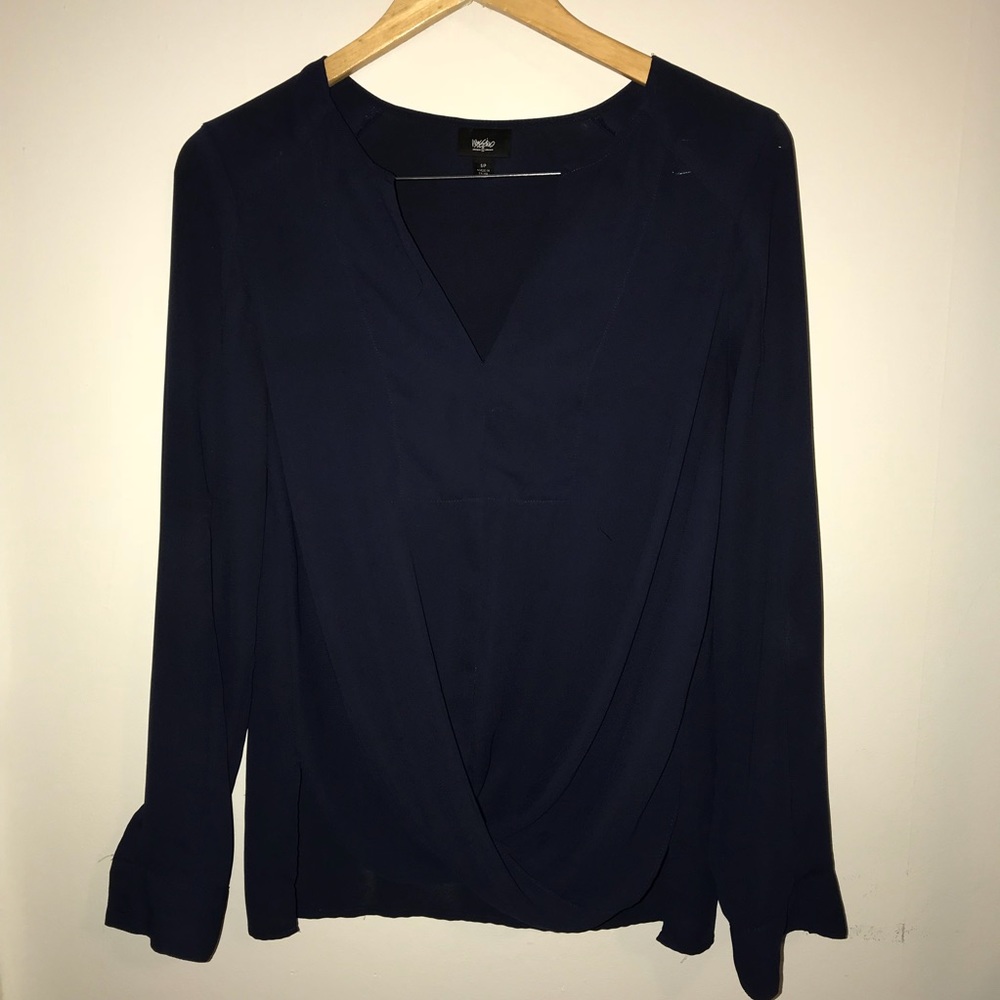 Navy blouse